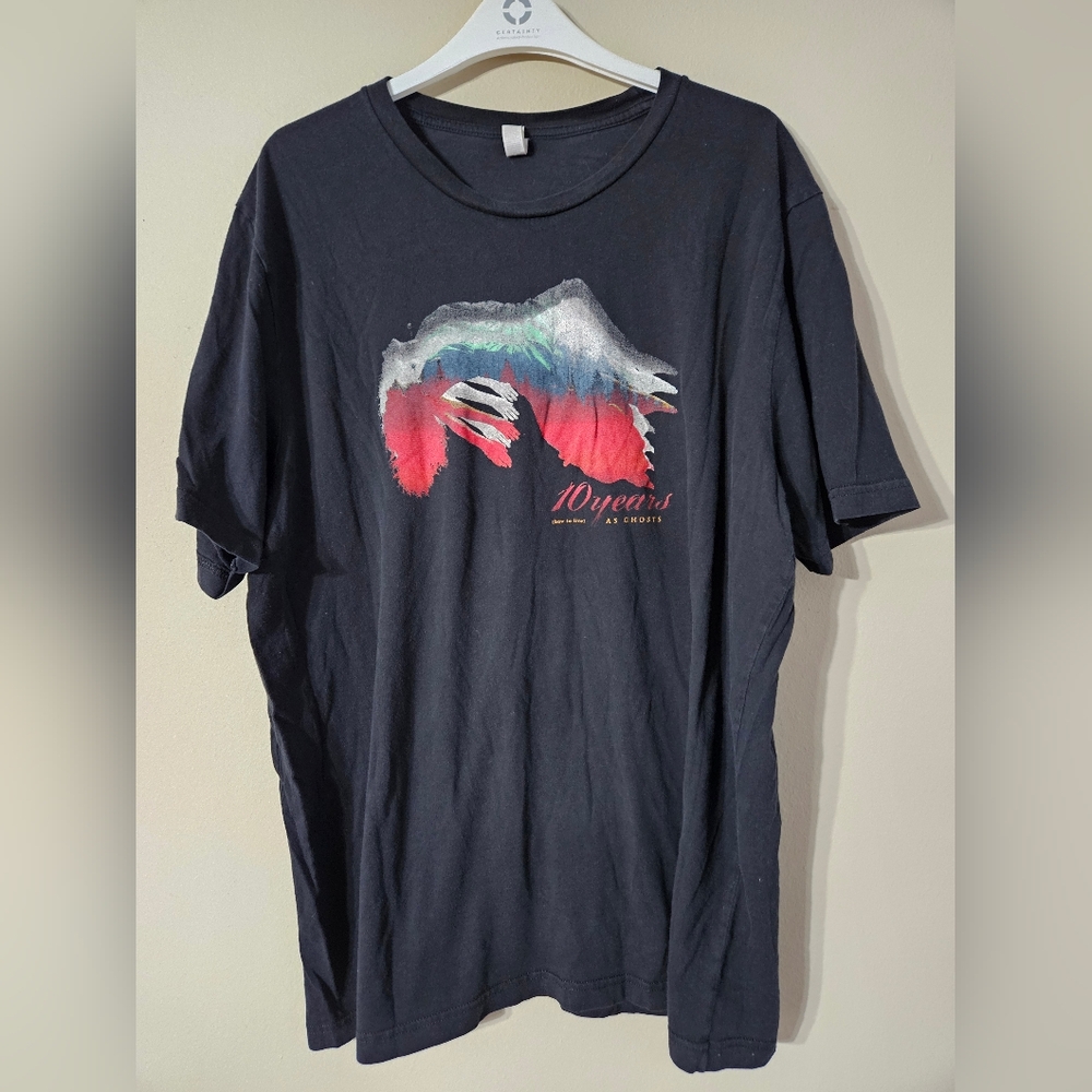 10 Years How To Live as Ghosts Tour Tshirt 2XL